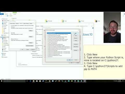 How to add python and pip to PATH