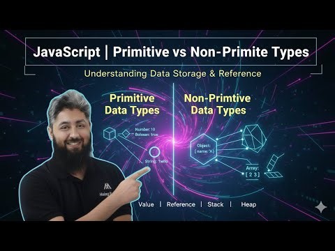JavaScript | Primitive vs Non-Primitive Data Types | Batch 17