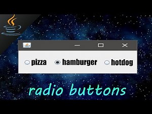 Java radio buttons 🔘