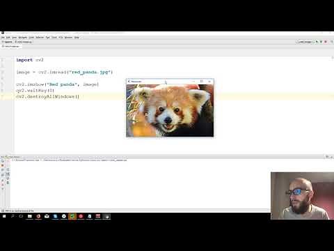 Loading images - OpenCV 3.4 with python 3 Tutorial 1
