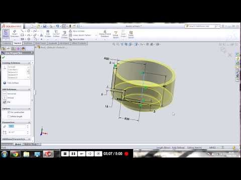 How to revolve in SolidWorks: Tutorial #3