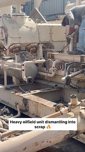 42K views · 427 reactions | We are dismantling a heavy 48-ton oilfield unit into smaller scrap pieces using gas cutting. Each section is carefully cut down for safe handling, easy transport, and maximum recycling value. #OilfieldScrap #GasCutting #HeavyMachinery #ScrapMetal #Recycling #230k #usa #scrapbuyeruae #uk | Scrap Buyer UAE | Facebook