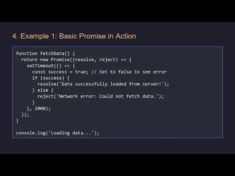 Master Async JavaScript: Promises & Async/Await in 5 Minutes!