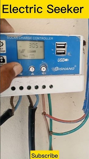 Pwm solar Charge controller Setting