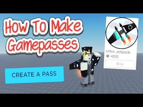 How to Create a Gamepass on Roblox Studio!