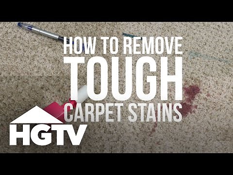 How to Remove Tough Carpet Stains | HGTV