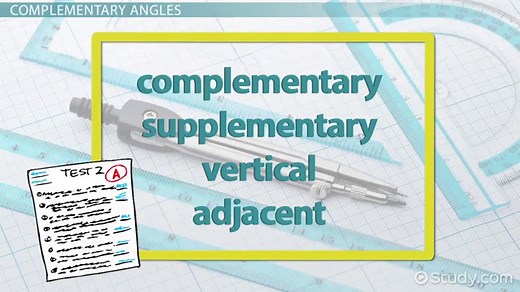Complementary and Supplementary Angles | Definition & Examples