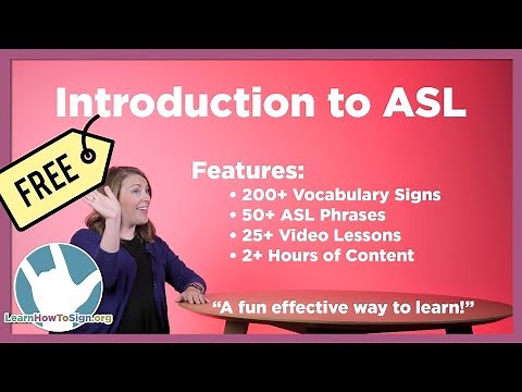 The Best ASL Course for Beginners | FREE Lesson | Introduction to ASL