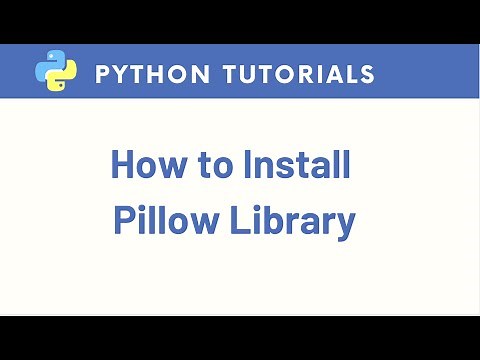 How to Install Pillow in Python Anaconda Jupyter Notebook