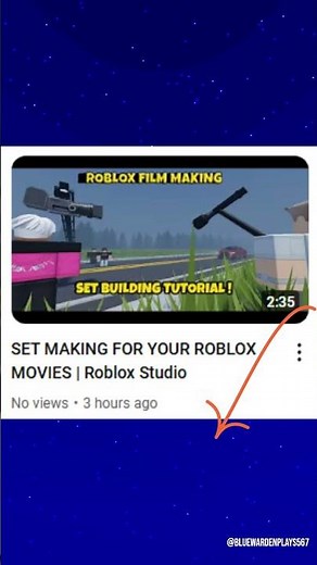 ROBLOX MOVIE SET MAKING TUTORIAL