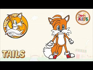 How To Draw EASY Tails From Sonic The Hedgehog Movie | Step By Step🌟