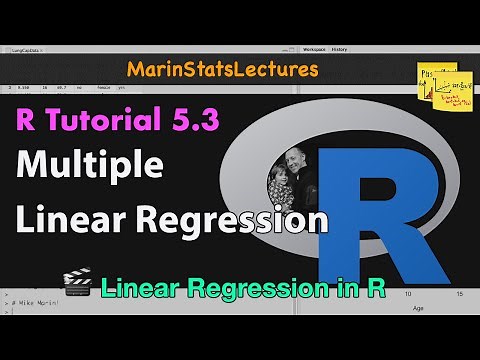 Multiple Linear Regression in R | R Tutorial 5.3 | MarinStatsLectures