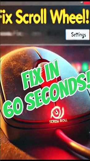 How to Fix a Mouse Scroll Wheel (Quick & Easy)