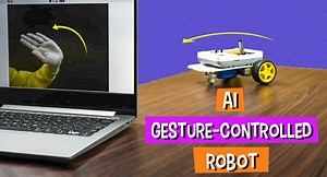 AI Gesture-Controlled Robot Using Machine Learning in PictoBlox