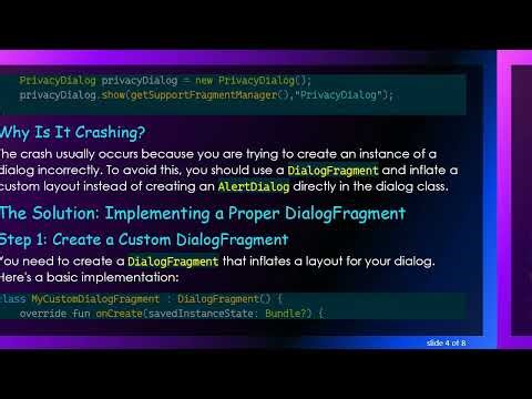 How to Let Your App Display a Dialog in Android Studio