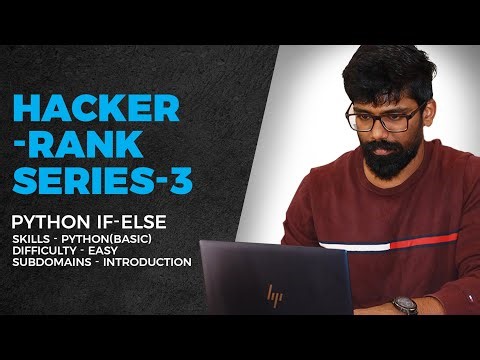 HackerRank Episode 3 - Solving Python If-Else Challenge Live