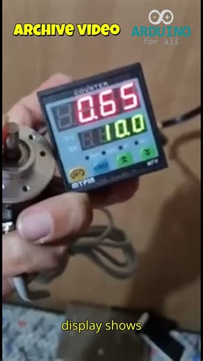 Rotary Encoder with Pulse Counter | 🤖 Live Demo #automation #arduino