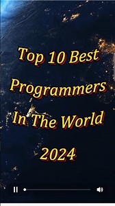 Top 10 Greatest Programmers In The World 2024 🌎🔥 | Legends That Built The Future