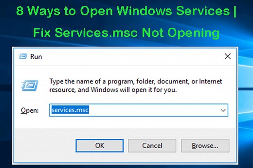 8 Ways to Open Windows Services | Fix Services.msc Not Opening - MiniTool