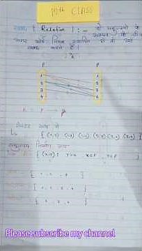 Class 12 Maths Chapter 1 Relation & Function | NCERT# shorts#12th class maths