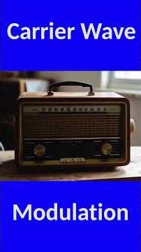 Radio Modulation Explained: AM vs FM (How Radio Signals Carry Sound)