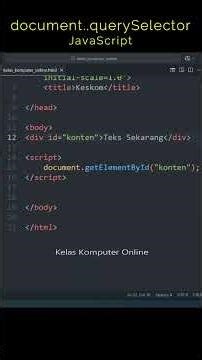 Belajar JavaScript Pemula: Cara Menggunakan innerHTML untuk Manipulasi DOM