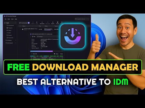 Best FREE File Download Manager! NEW FREE Alternative To The Internet Download Manager!