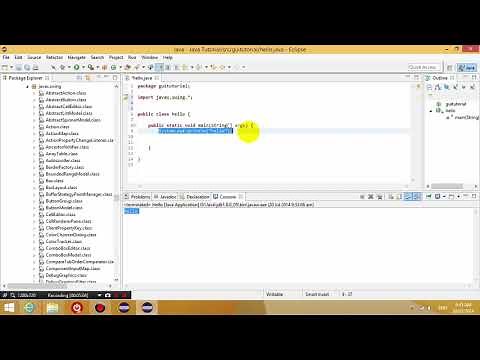 Java tutorial - Creating a window java jframe