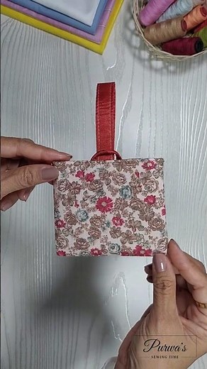 Sew a Simple Mini Wallet / Card Wallet in Minutes! No Zipper Needed