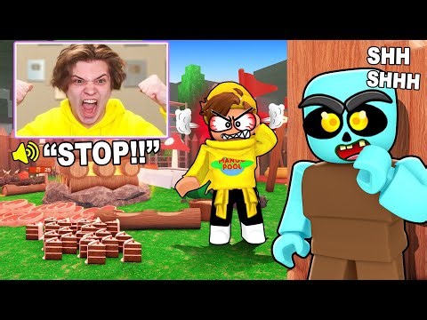 Sneaking Into The BIGGEST STREAMERS BASE in 99 Nights in the Forest...