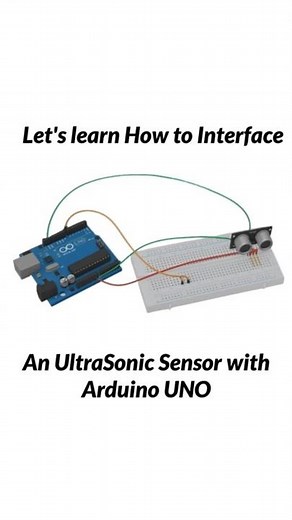 Interfacing ultrasonic sensor with Arduino Uno