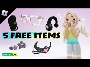 ＊急いで＊♡5個の無料アイテム♡【ROBLOX】LIMITED Uのアイテムがたくさんゲットできるかも♡【ロブロックス】Get these 5 FREE cute items✨