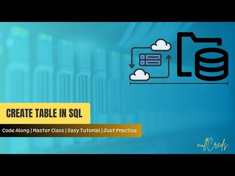 CREATE TABLE in SQL | DDL | SQL Tutorial for Beginners | nullCreds