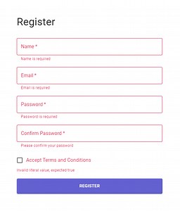 Form Validation with React Hook Form, Material UI, React and TypeScript - CodevoWeb