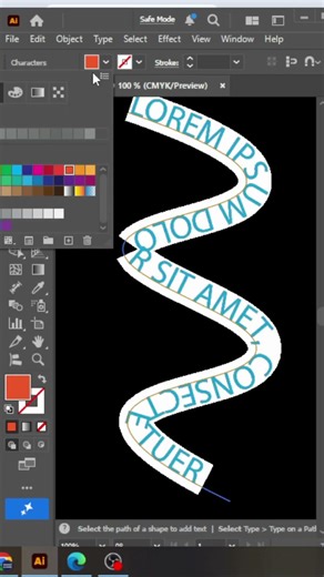 Curve your text, wrap it around shapes, and design stunning logos and badges in seconds #designtips