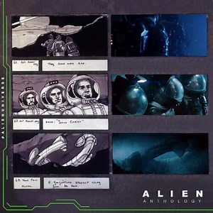 The discovery of the derelict ship on LV-426 is a moment that changed Alien history forever. Here's how that scene looked, both on paper and on screen. #AlienUniverse | Alien: Romulus