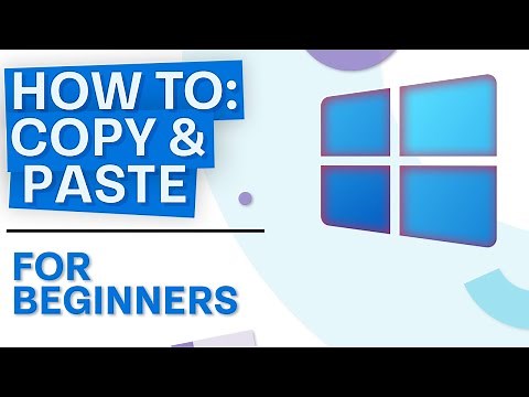 How To Copy and Paste On a Computer | Beginners