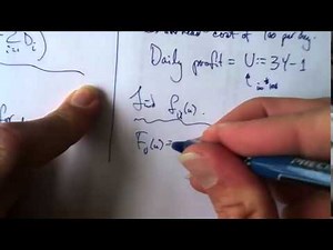 Method of Distribution Functions 1