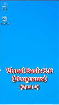 Bold, Italic, Underline & Strikethrough Program in Visual Basic 6.0 Part-I #shorts #ytshorts