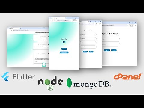 Full Stack Flutter Web App Project Tutorial (Front-end + Back-end server + Database + Web Hosting)