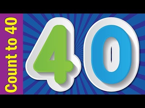 Count to 40 | Learn Numbers 1 to 40 | Learn Counting Numbers | ESL for Kids | Fun Kids English
