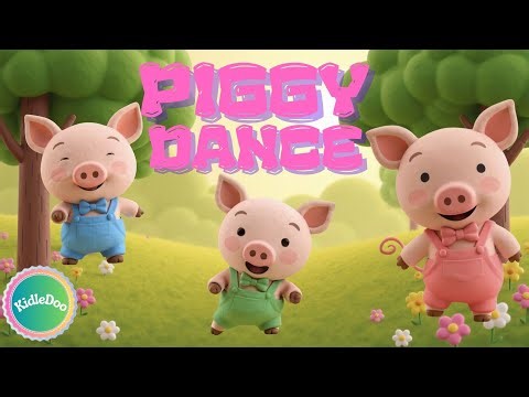 Piggy Dance | Sing & Dance Nursery Rhymes For Toddlers | Fun Movements Activity For Kids