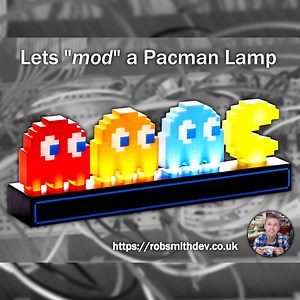 Modding a Pac-Man Retro Light with Arduino