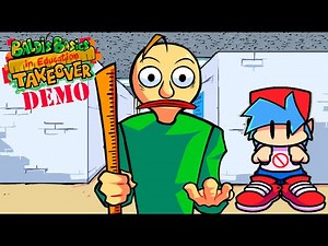 Friday Night Funkin': VS Baldi's Basics In Education Takeover Demo Full Week [FNF Mod/HARD]
