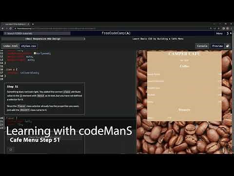 Learn Basic CSS by Building a Cafe Menu - Step 51