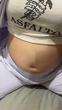 This is what my belly looks like with 3 kilos of food inside