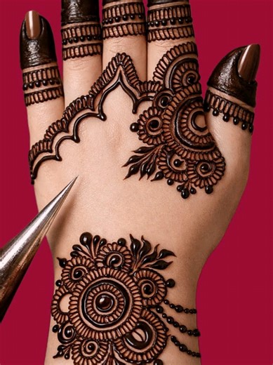 Easy Arabic Mehndi Design Tutorial