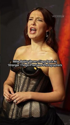 Millie Bobby Brown Claps Back At ‘Stranger Things’ Premiere Photographers