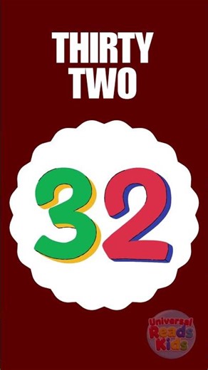 Learn Number 32 🤩 | Quick Counting for Kids