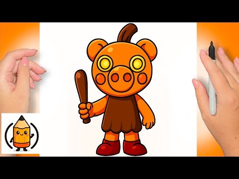 How To Draw Pumpiggy | Roblox Piggy